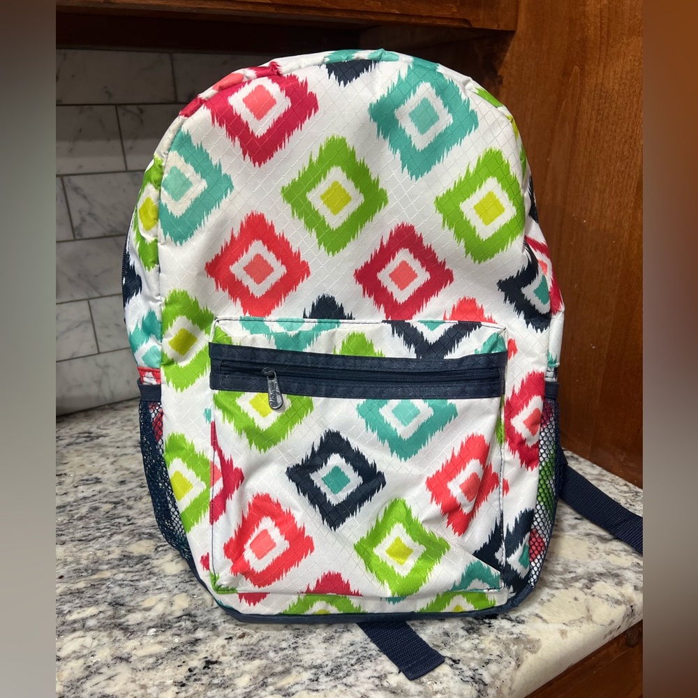 Thirty-One Colorful Geometric Kids Backpack
